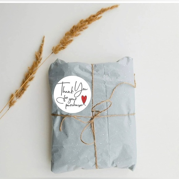 thank you for your purchase stickers | shipping supplies for business 1" - Picture 5 of 8